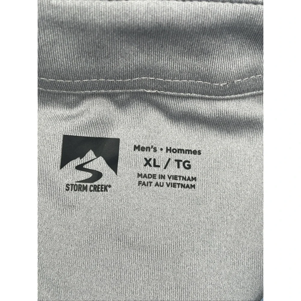 Storm Creek UV Protection Men's XL Polo‎ Shirt Peri Blue With Logo